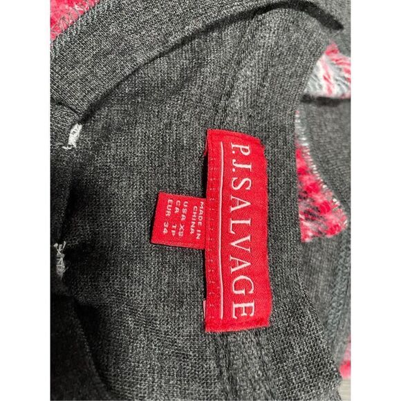 NWT Pj Salvage Womens XS Plaid Soft Thermal Ski Jammie Pajama Lounge Set - Picture 3 of 4